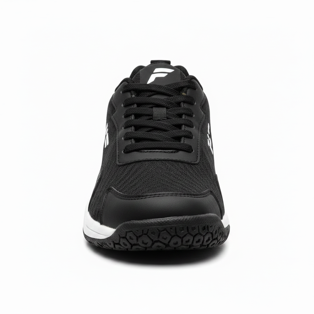 Falcon SB Court Badminton Shoes Black - front view